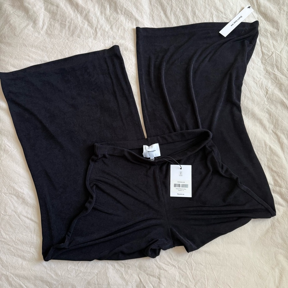 NWT Reformation Kessie Wide Knit Pant